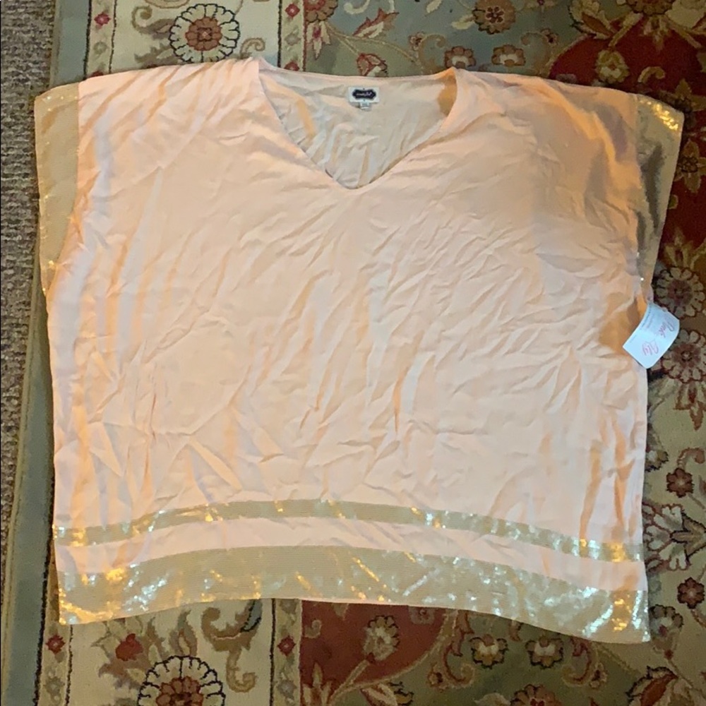 Blush pink women shirt